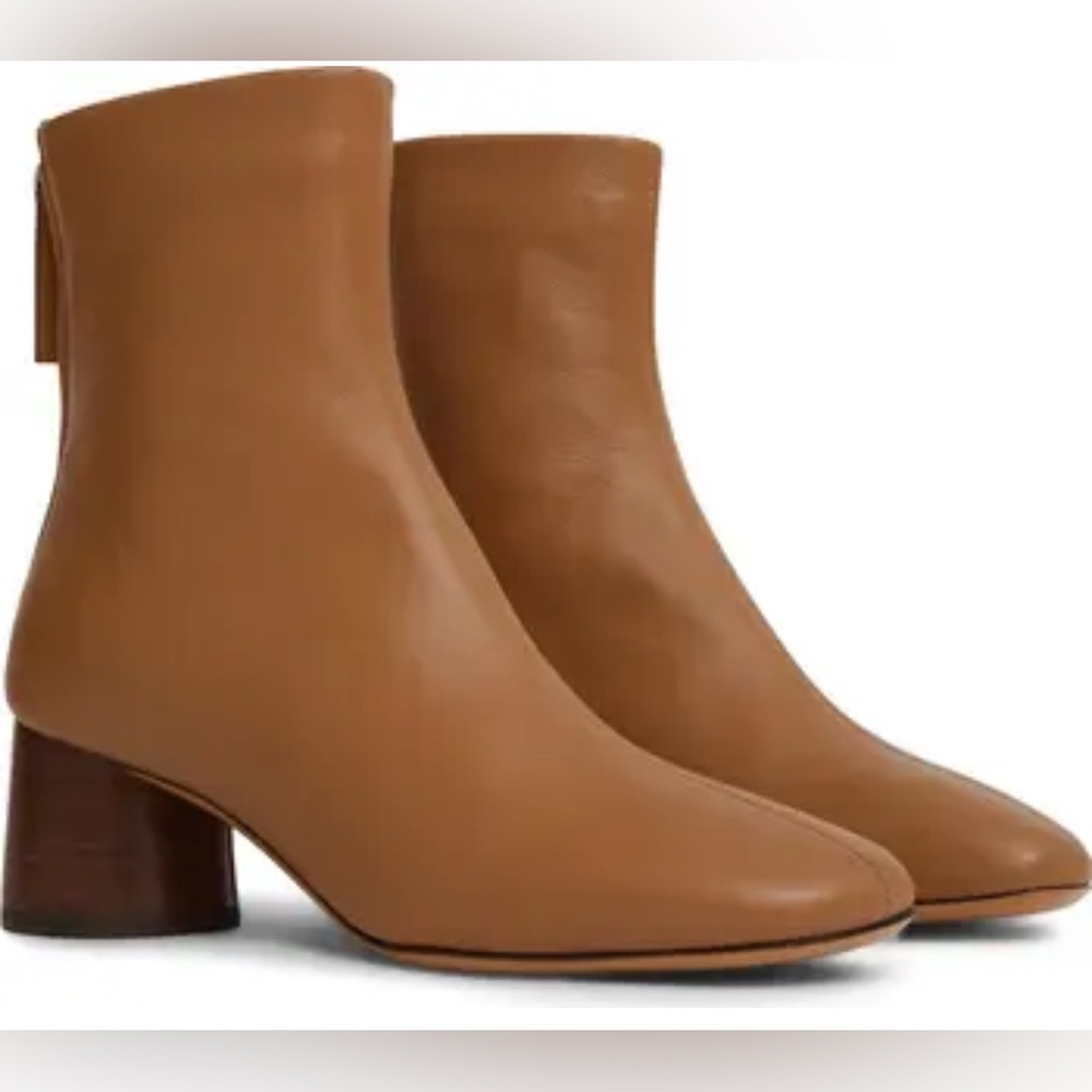 Mansur Gavriel Glove Bootie in Caramel Women’s 10.5 New